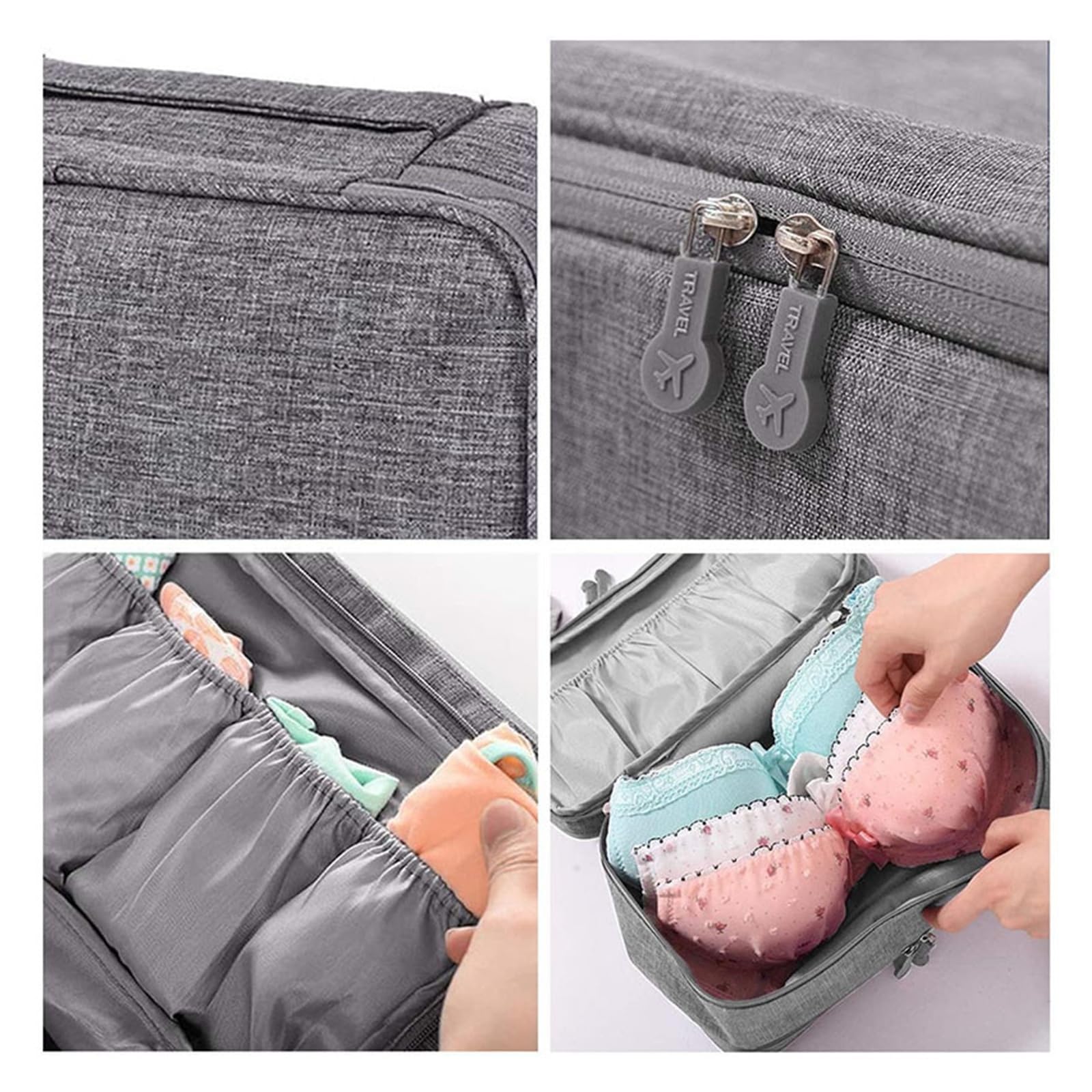 Genérico Bolsa de almacenamiento de ropa de viaje portátil