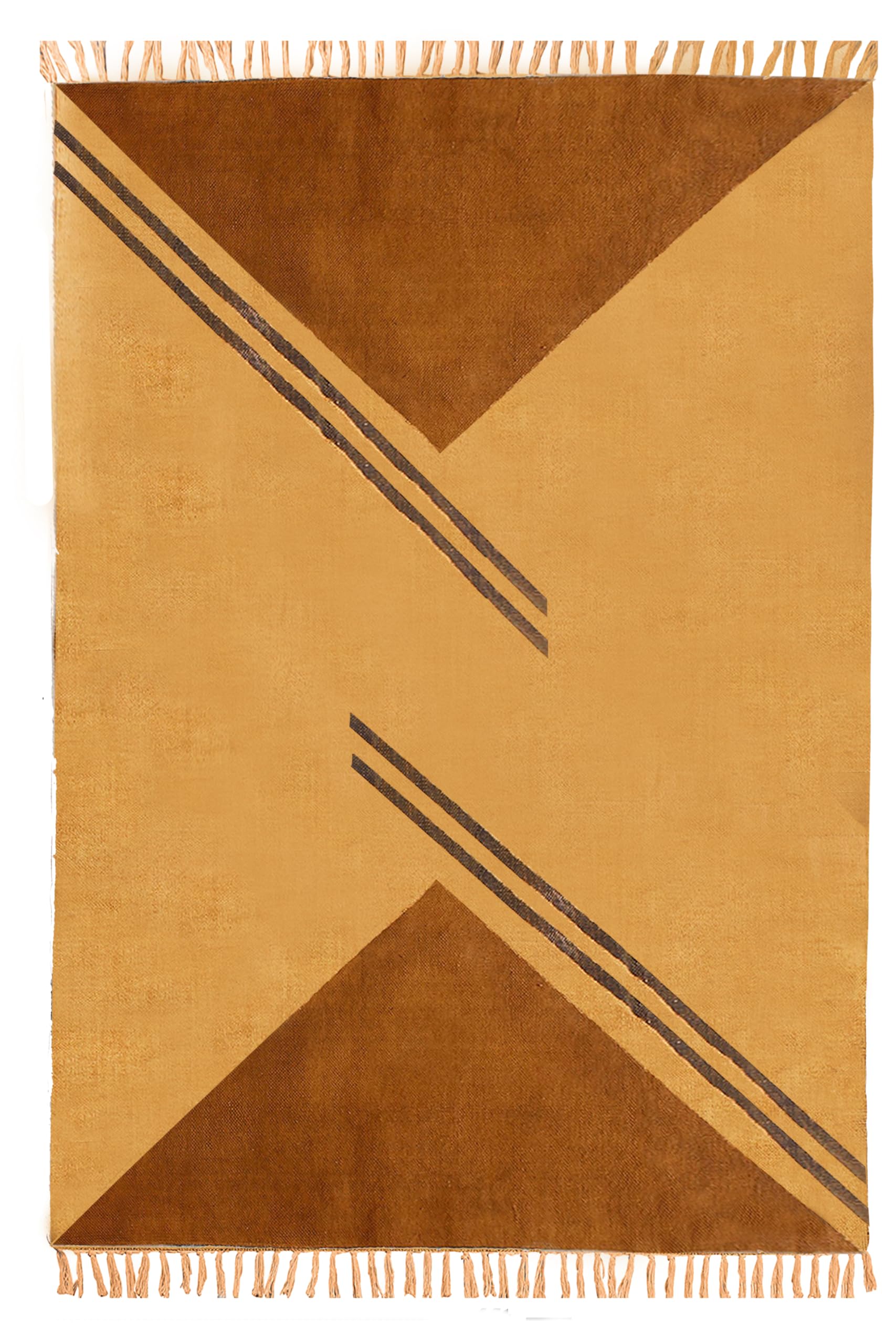 Tapis kilim en coton doux pour créer un coin lecture cosy dans la chambre