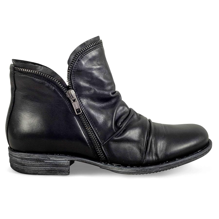 Amazon.com | Miz Mooz Women's Luna Ankle Boot, Black, 6 M US