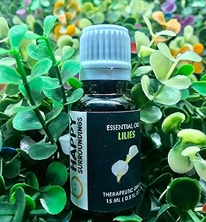 Lily Essential Oils ~100% Pure and Natural Aromatherapy Massage Oil - Undiluted-(10ml)