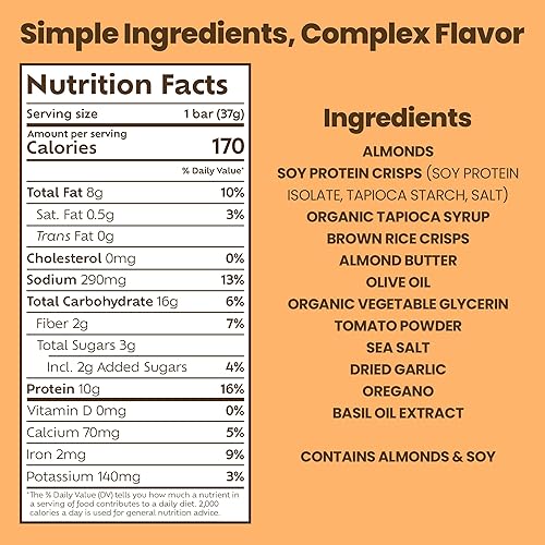 Miniatura 2 de Afar Barras de proteínas saladas, bajas en azúcar, altas en proteínas, refrigerio saludable para adultos, barra de reemplazo de comida, textura