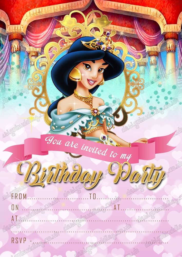 disney-princess-jasmine-birthday-party-invitations-girls-8-cards-free-envelopes-amazon-de-toys for Free Printable Disney Princess Invitations Disney Princess Jasmine Birthday Party Invitations Girls 8 Cards + Free Envelopes : Amazon.de: Toys for Free Printable Disney Princess Invitations