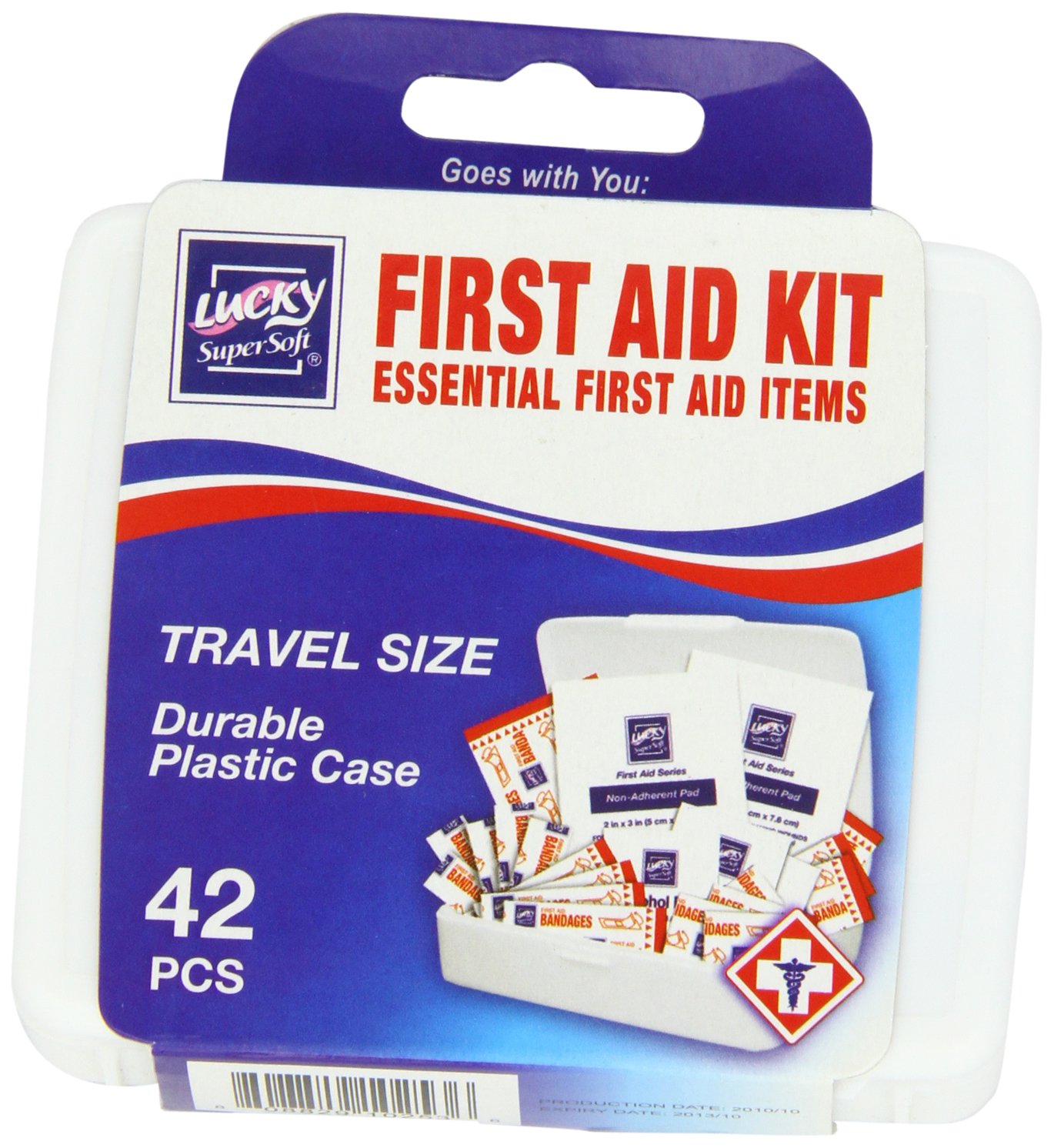 Amazon.com: Lucky Super Soft First Aid Kit, 42 Count : Health