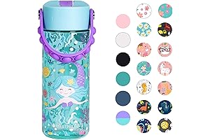 Elemental Leak Proof Water Bottle for Kids - Splash Kids Water Bottle...