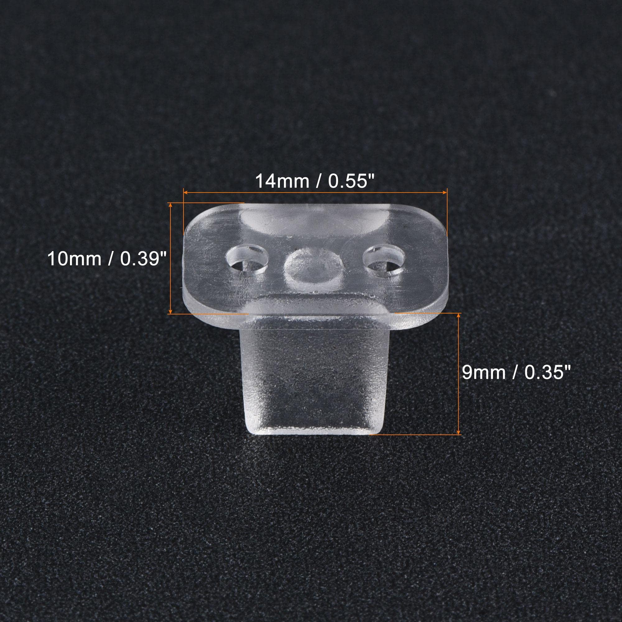 30 Clip Stagne Per Strisce LED - Supporti Trasparenti Con Viti Per Luci A Neon 5-6mm - Foto 7