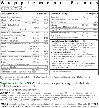 Rainbow Light Womens Multivitamin One + | 150 Caplets | Supports Cellular Energy & Antioxidant Health | Real Food Nutrients, Digestive Enzymes & Probiotics | with Vitamins C, D, and Zinc
