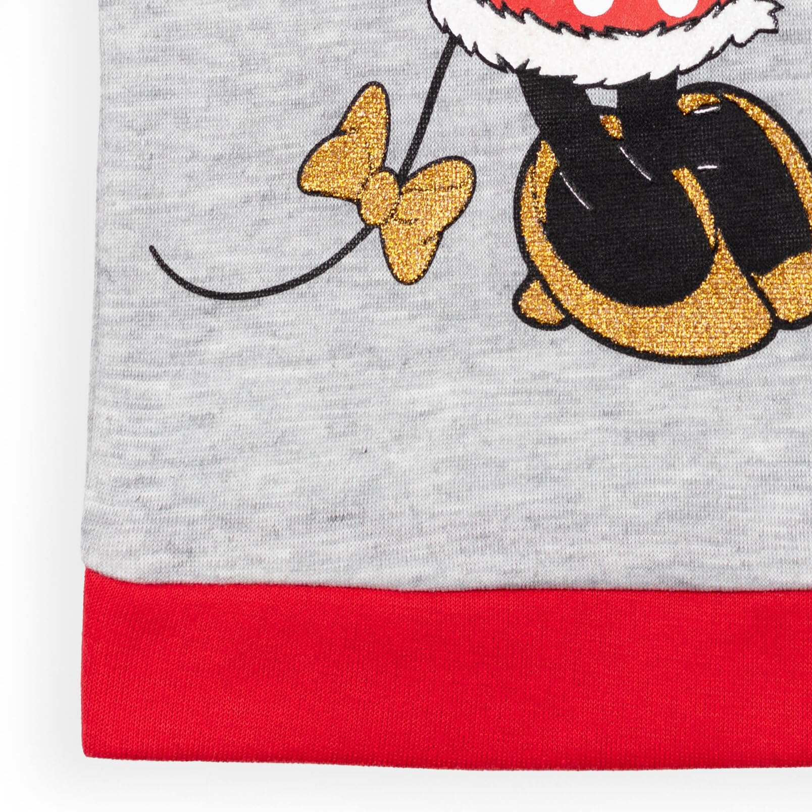 Disney Minnie Mouse zestaw bożonarodzeniowy z polaru z bluzą i legginsami, dla noworodków