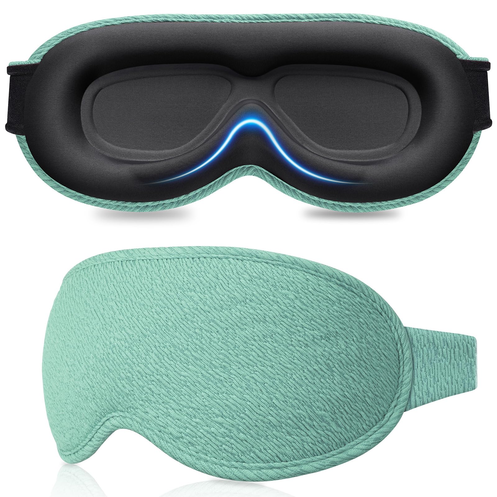 Gritin 100% Blackout Sleep Eye Mask for Women Men, Zero Pressure Sleep Mask — Amazon image 10