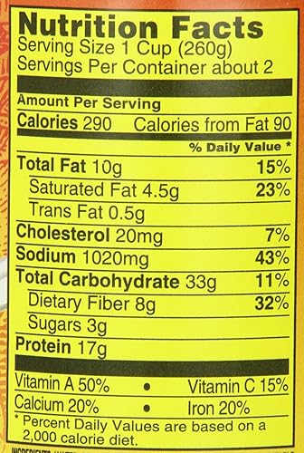 Miniatura 7 de Nalley Chili picante con frijoles, latas de 14 onzas (paquete de 8)