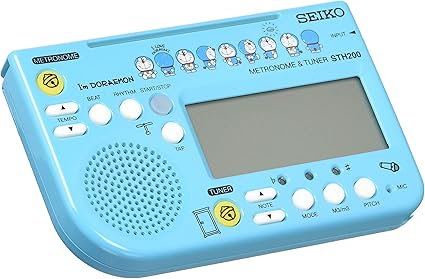 Amazon Seiko セイコー メトロノーム チューナー I M Doraemon ドラえもん ブルー Sth0drl チューナー 楽器 音響機器
