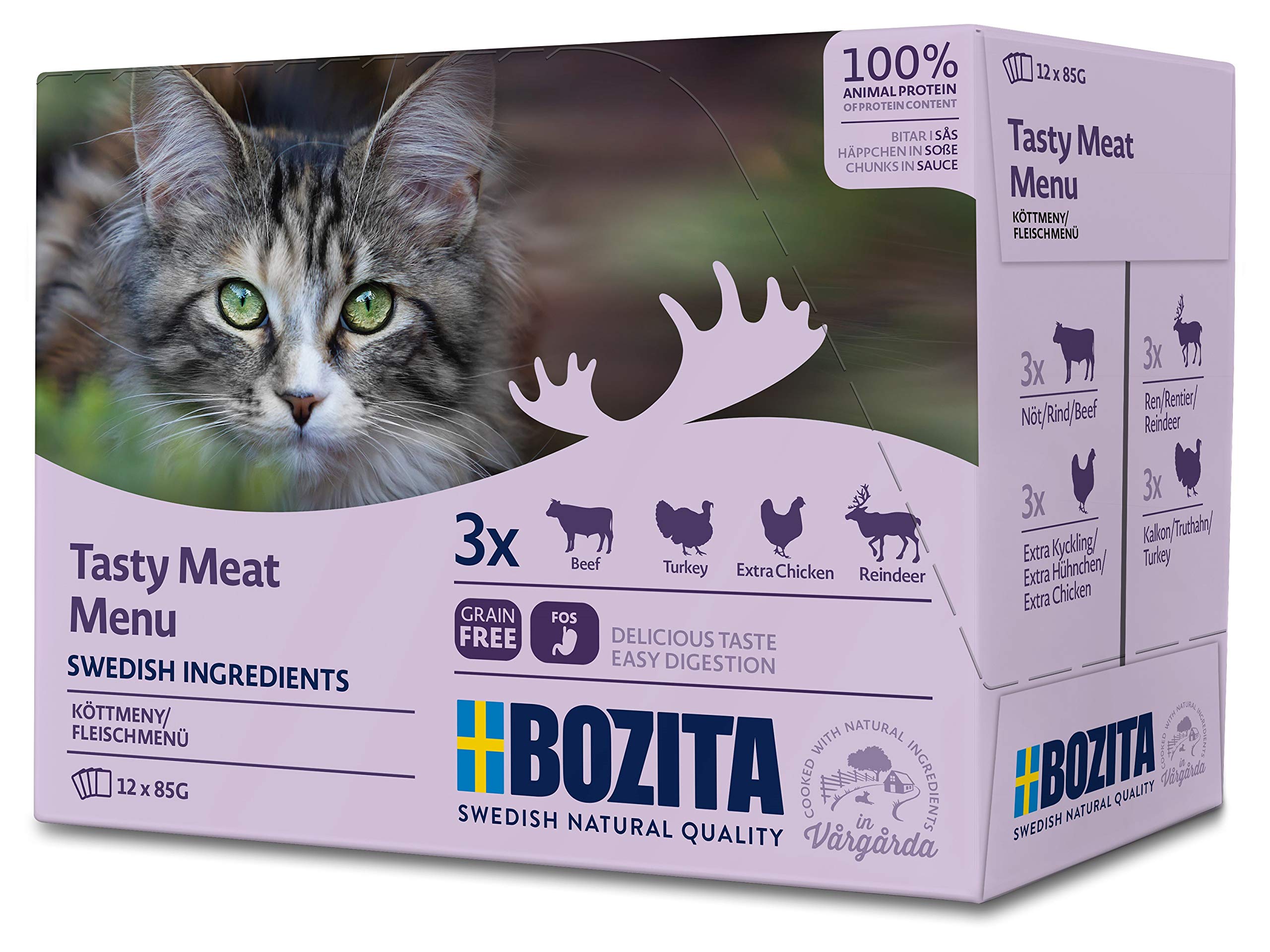 Bozita Hapjes in Gelei Gesteriliseerd 12 x 85 g Pak je voordeel vandaag nog