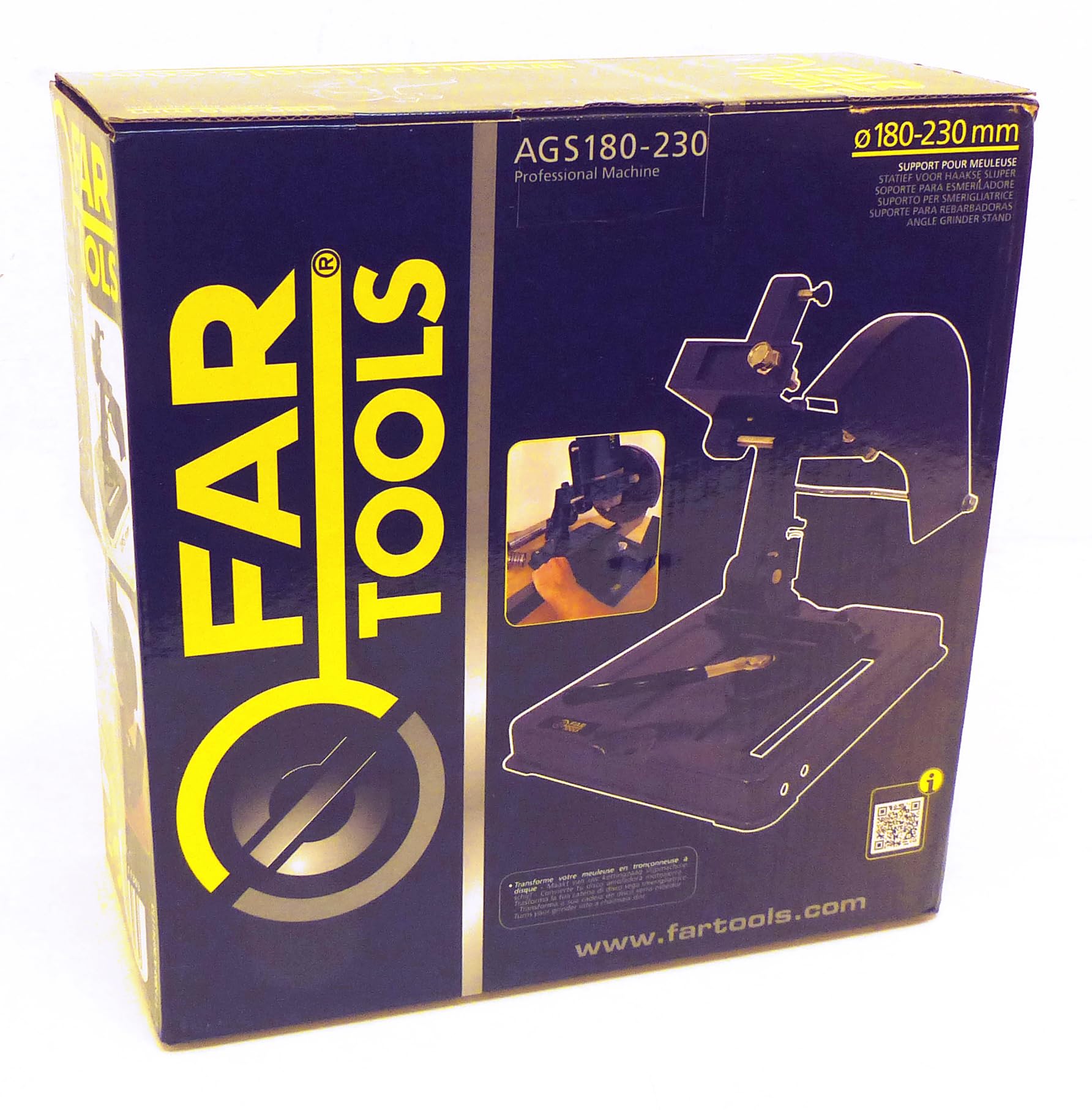 Fartools AGS Support for Grinder, czarny, 111303