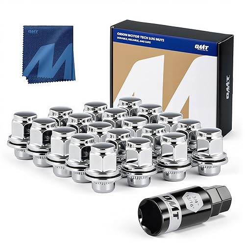 M12x1.5 Lug Nuts, 12x1.5mm Wheel Lug Nuts Compatible with Toyota Avalon Camry Highlander Prius Sienna, Lexus IS300 LFA CT200h HS250h GS450h, Mitsubishi Lancer Eclipse, 20PCS Lug Nut Set with Mag Seat