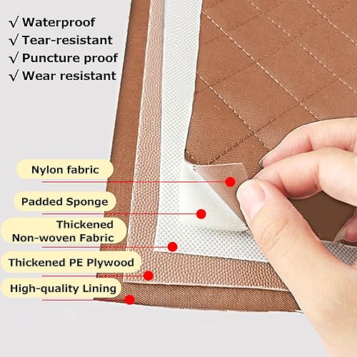 Miniatura 6 de weallbuy Bolsa de maquillaje de viaje para mujer, bolsa de maquillaje grande portátil con doble capa, bolsa de cosméticos con múltiples