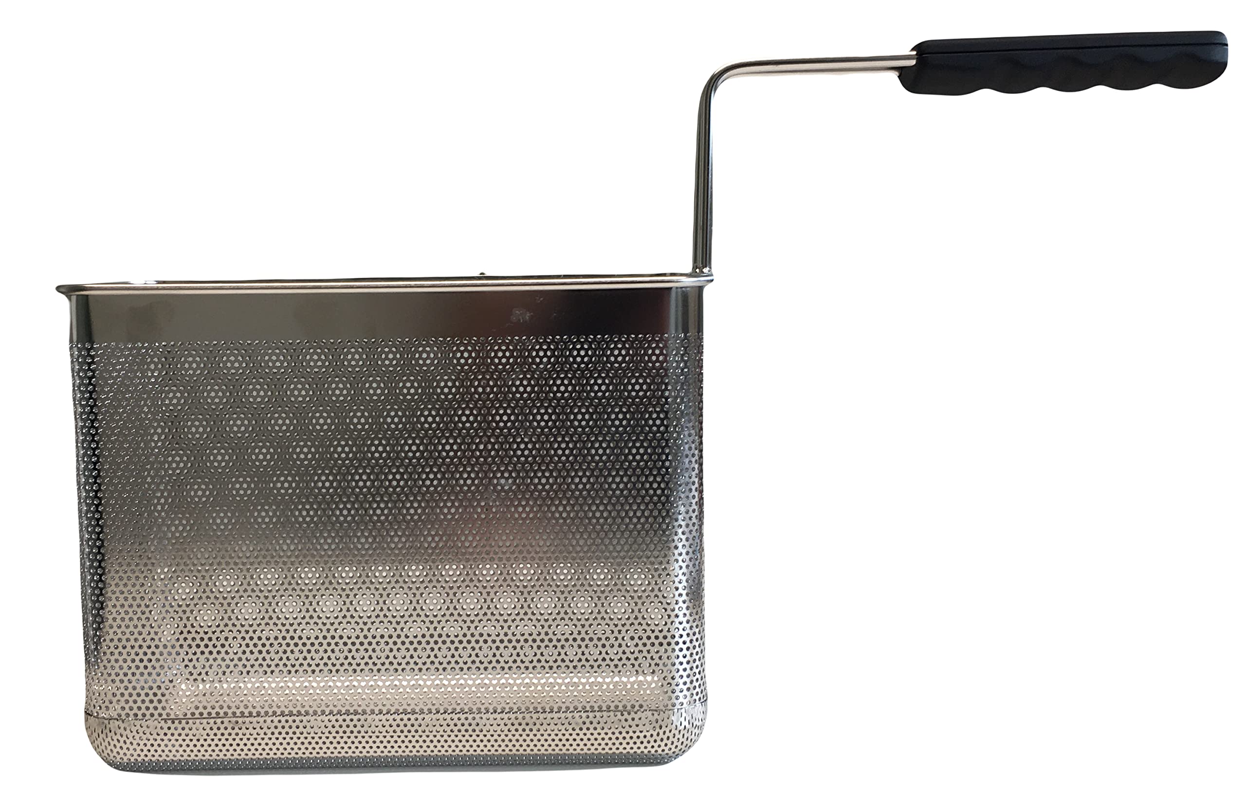FBR0164 - CESTINO MADE IN ITALY CUOCIPASTA PROFESSIONALE 1/3 1 MANICO 139X286X215H MM IN ACCIAIO INOSSIDABILE AISI 304 CESTELLO CUOCI PASTA INOX GN 1/3