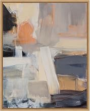 Amanti Art Framed Canvas Wall Art 20x16 Beale Street Abstract I by Julia Purinton, Framed Wall Art Canvas, Abstract Artwork, Modern Decor, Small Poster Painting for Living Room, Bedroom, Bathroom,