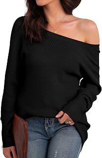 Fall Sweaters for Women 2023 Criss Cross V Neck Pullover Long Sleeve Loose Knitted Tops