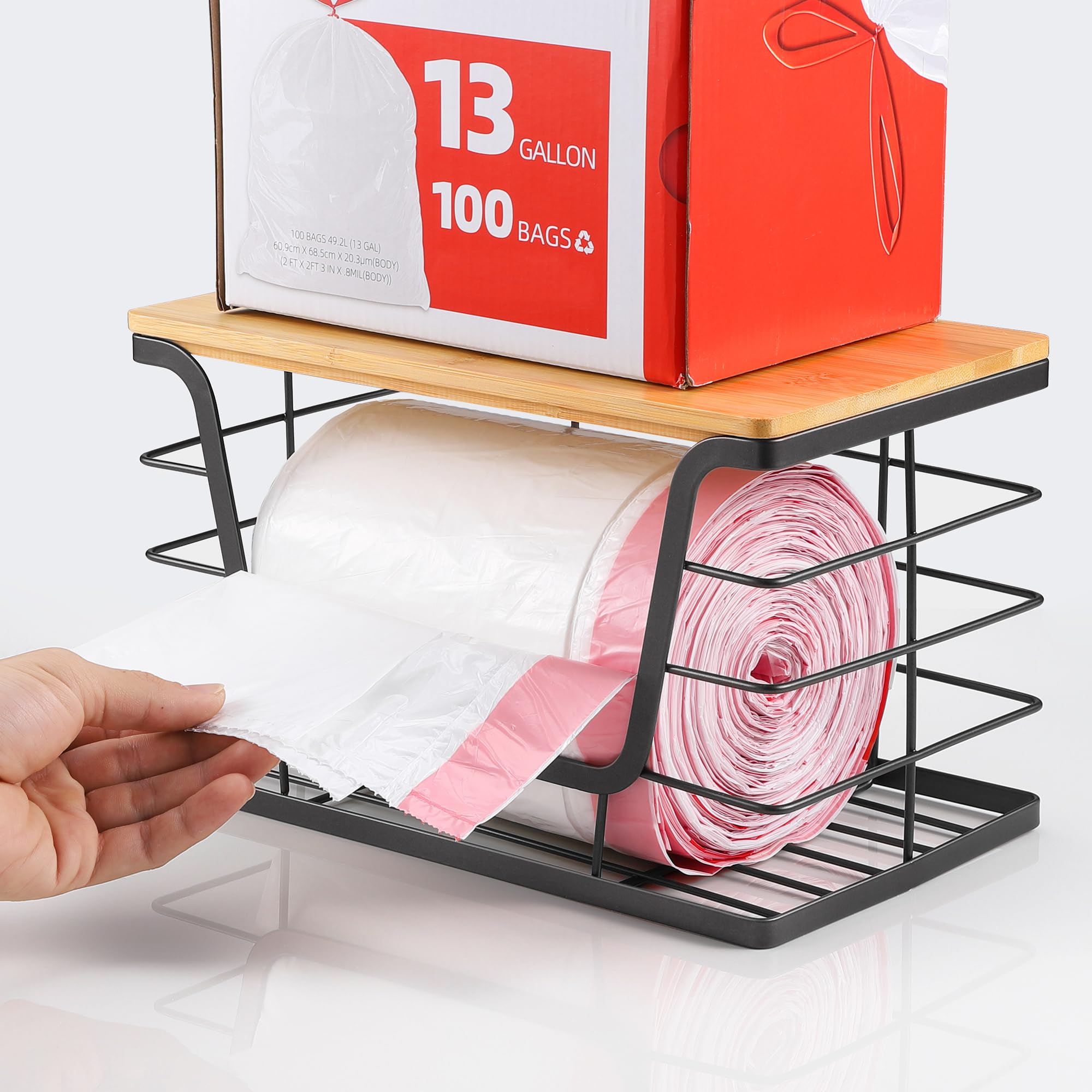 Amazon.com: ALOCEO Extra Large Trash Bag Holder Dispenser With