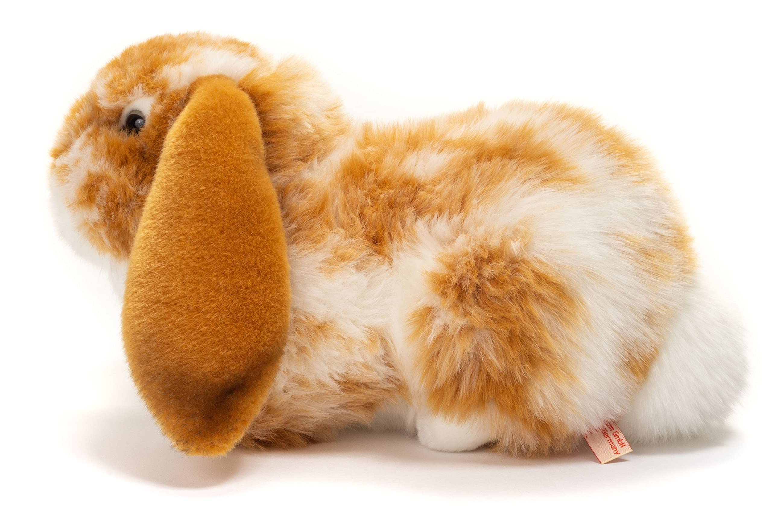 Teddy Hermann 93791 Coniglio ariete sdraiato 30 cm, peluche