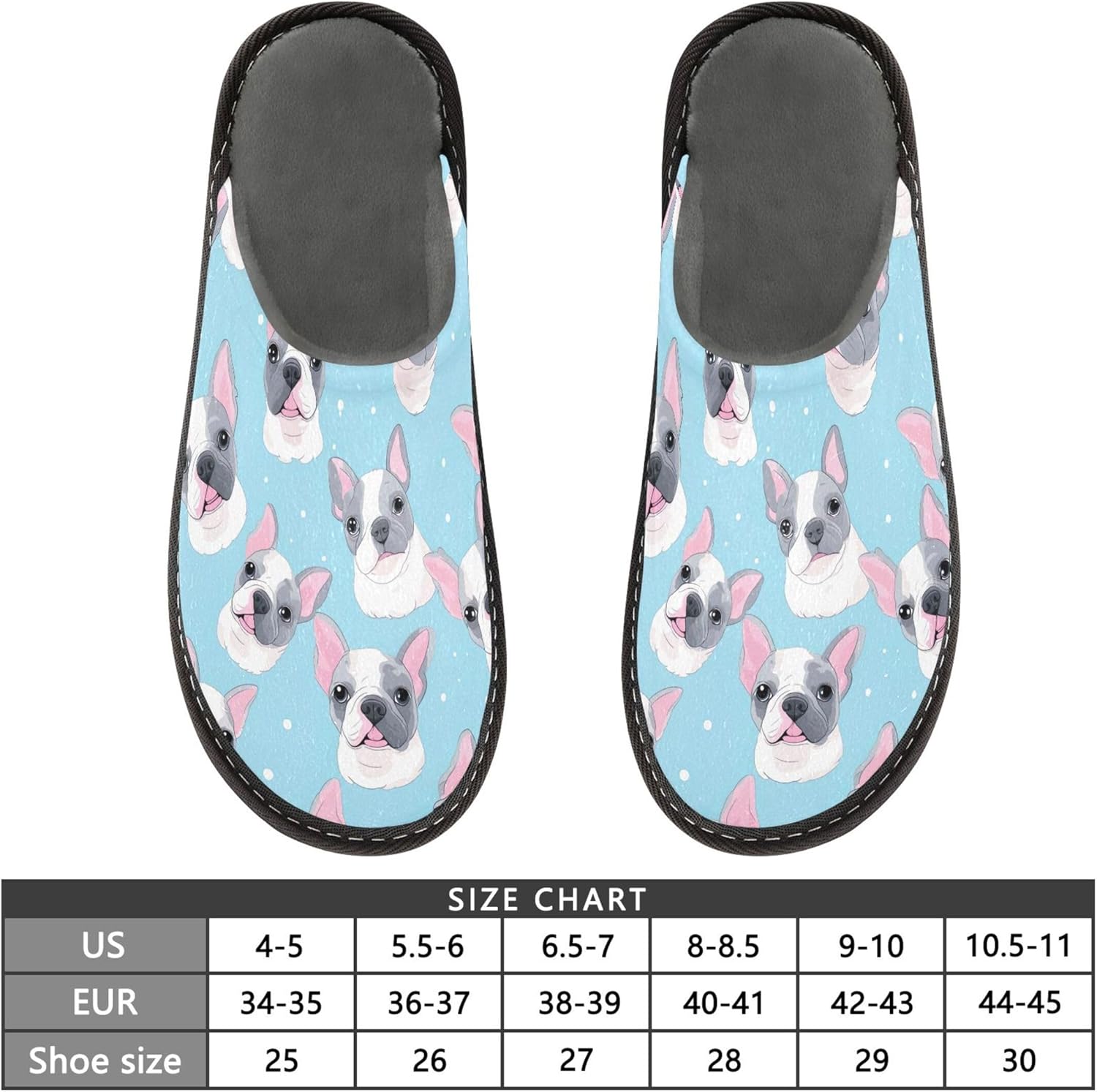 Cute Dog House Slippers – Cozy Fuzzy Slippers for Guests, Washable & Disposable, Perfect for Shoeless Home, Spa & Hotel Use A111927