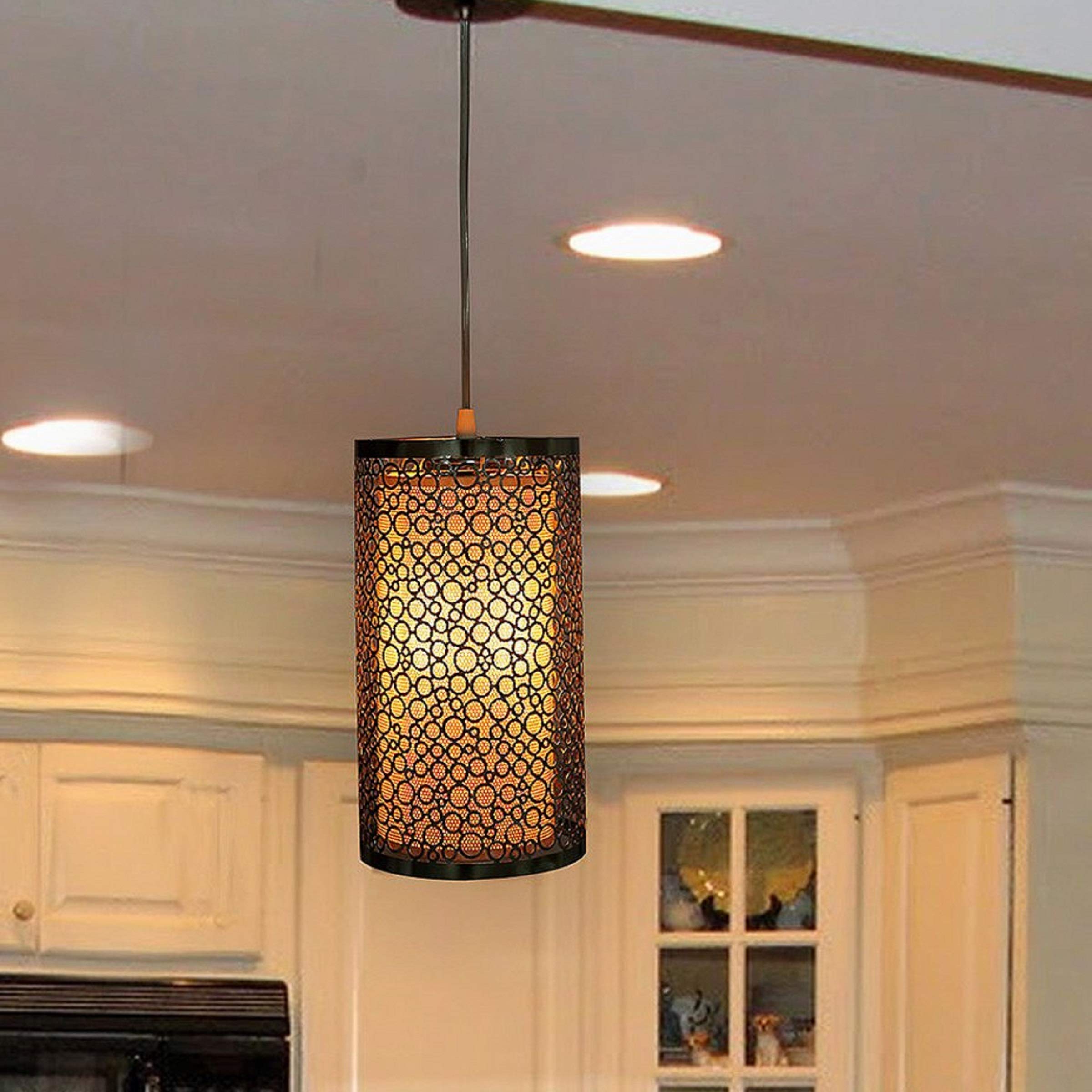 Rjkart Stainless Steel Decorative Hanging Pendant Ceiling Led Lights Bulb for Home Decor