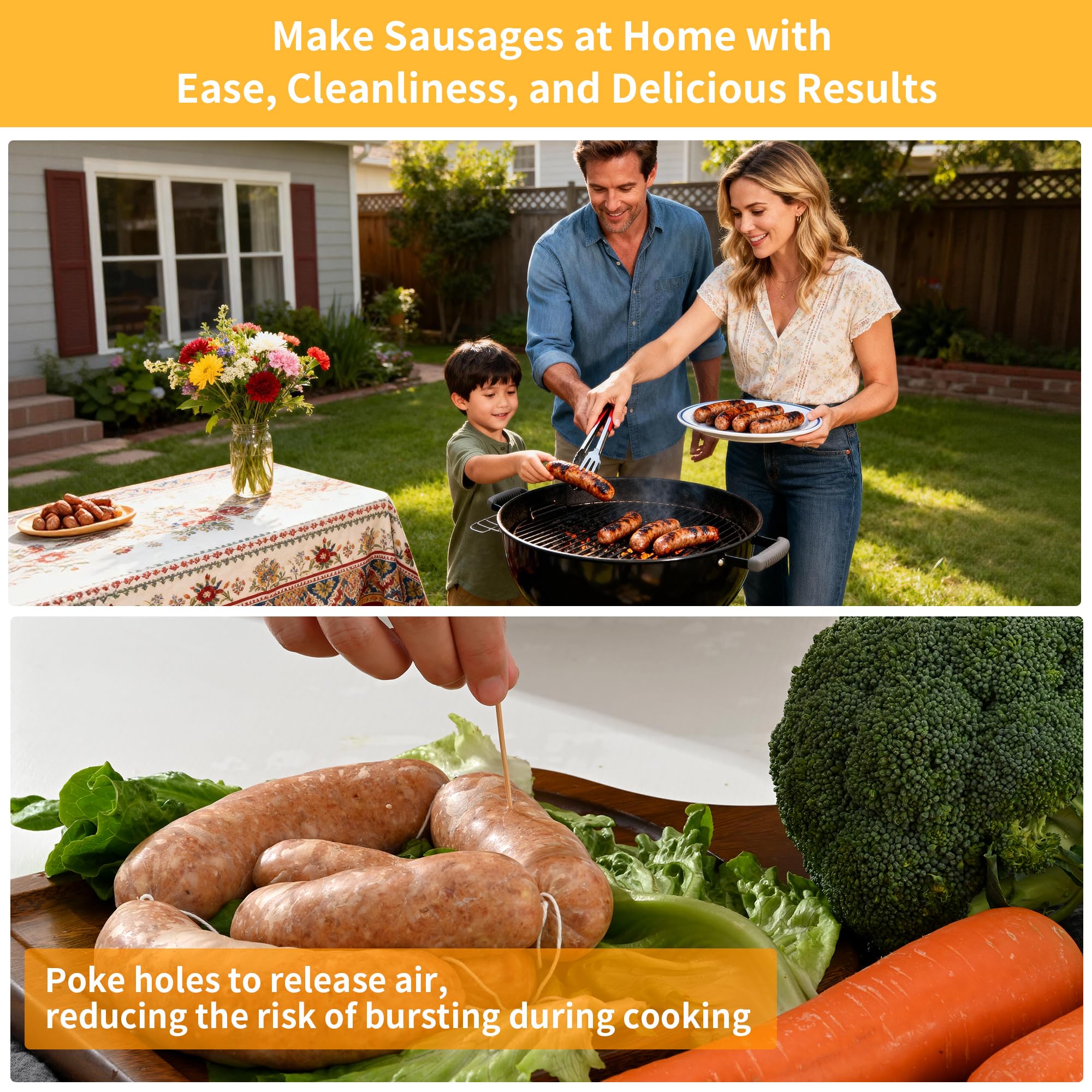 Make Your Own Sausage at Home - Manual Stuffer -7