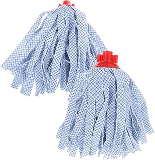 ORFOFE 2Pcs Mop Replacement Head Micro Fiber mop Cleaning mops Sponge mop Wet mop Head mop Head Refill Microfiber Cloth mop Refill Cleaning mop Cloth mop Head Replacement Cleaning Tool