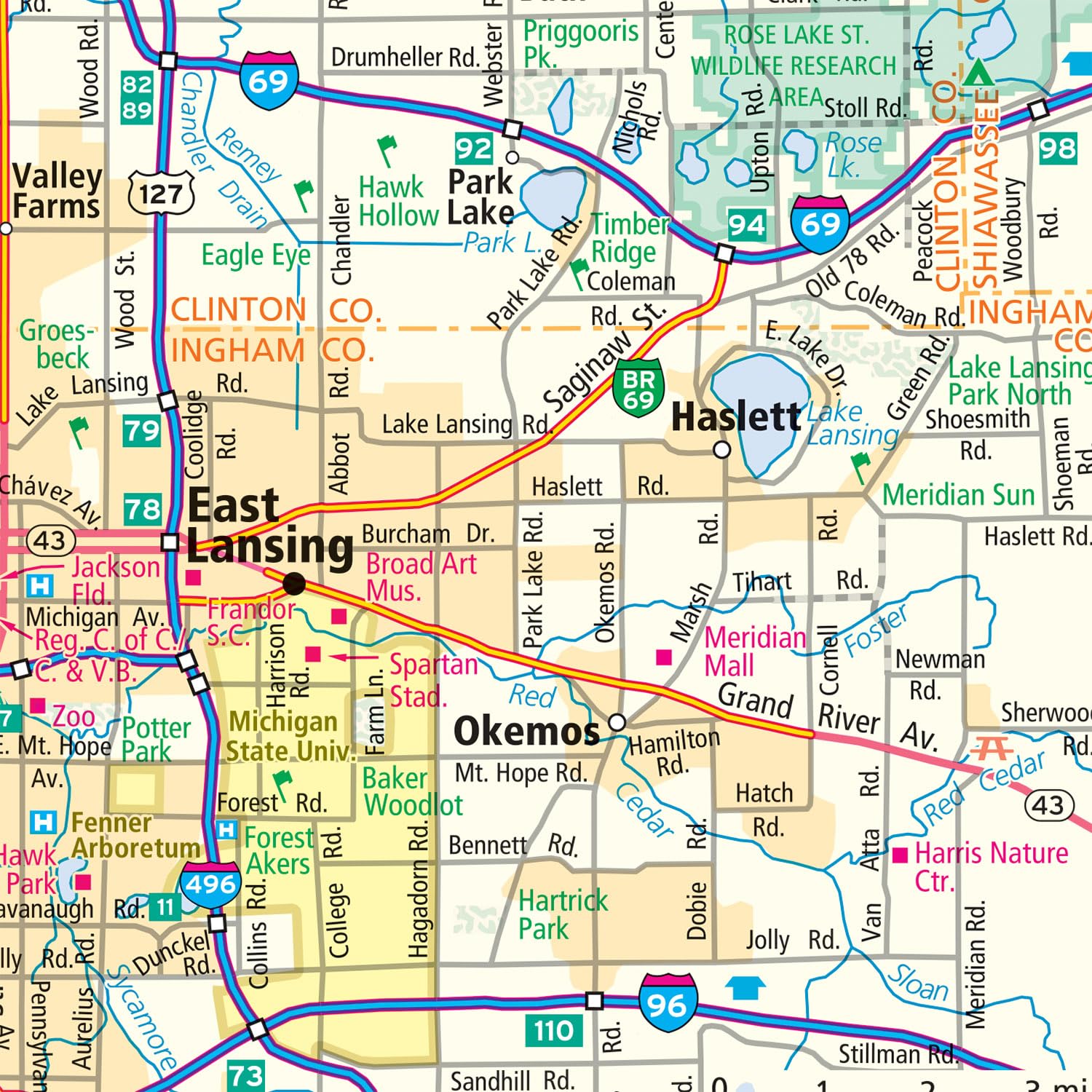 Rand McNally Easy to Fold: Michigan Laminated Map - Image 6