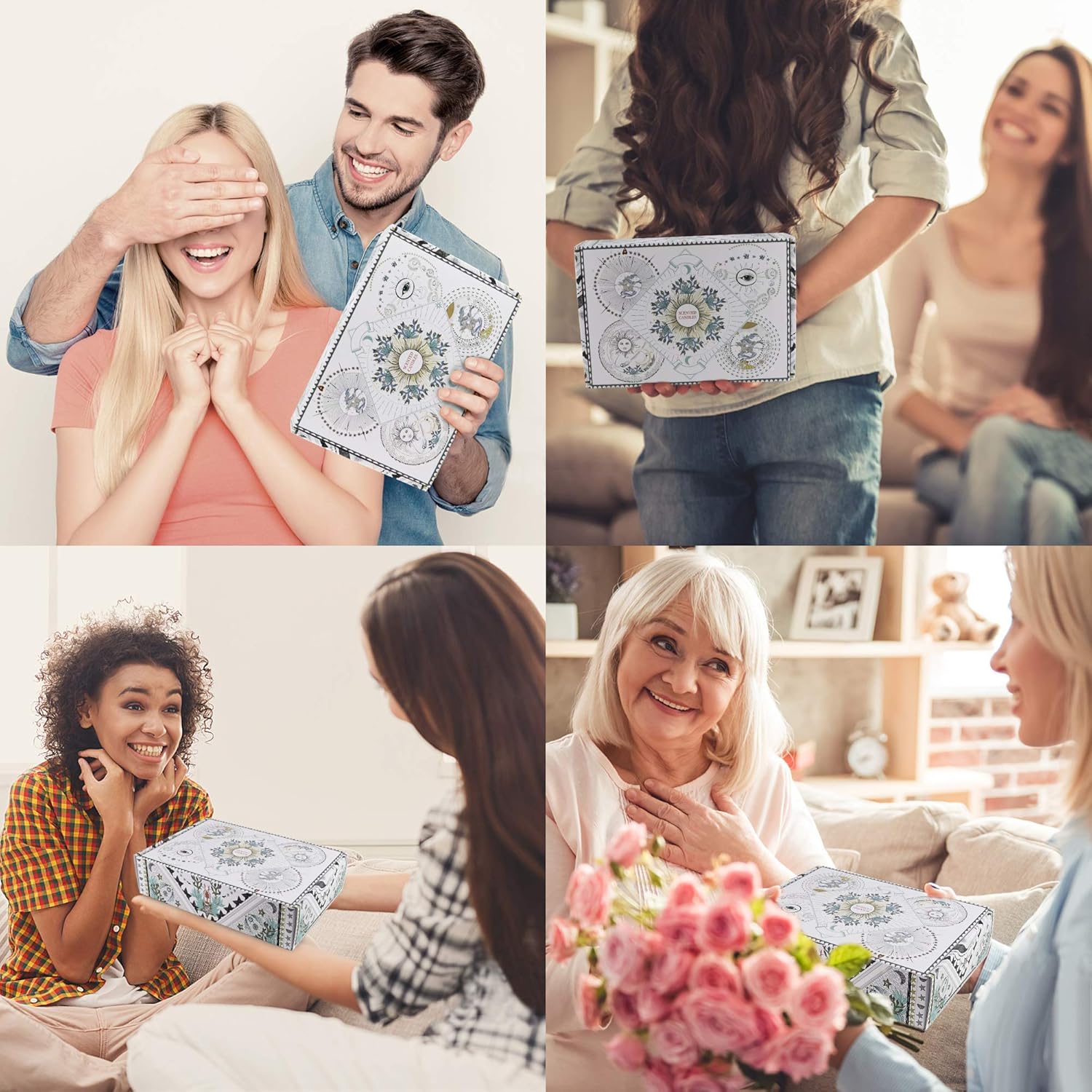 Scented Candles Gifts for Women, Aromatherapy Soy Candles Gift for Birthday, Anniversary, Stress Relief Massage Meditation Lavender Sage Candle 6 Pack 5.65Oz… : Health & Household