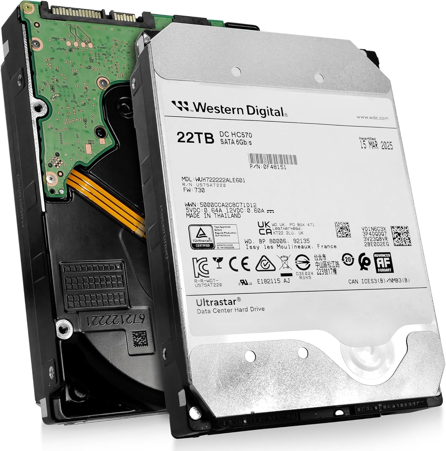 Western Digital Ultrastar DC HC570 22TB 3.5in Enterprise HDD