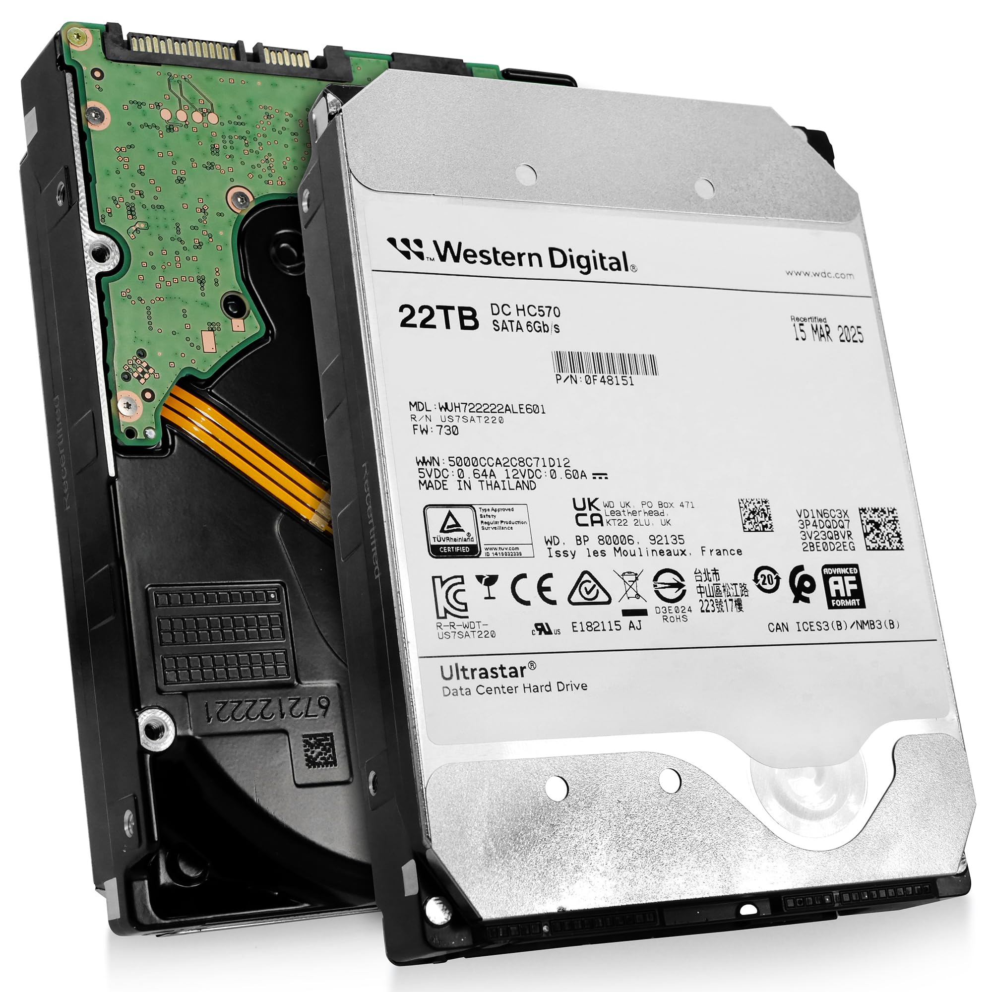外付けハードディスク・ドライブ Western Digital WD Ultrastar HC570 Amazon.com: Western Digital WD Ultrastar HC570