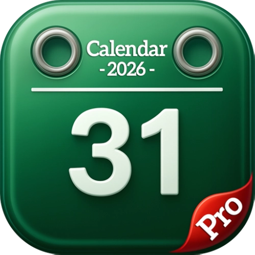 Calendar 2026 – Planner & To-Do List Organizer | Smart Task & Productivity App for Fire Tablets & Phones