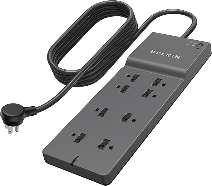 Belkin 8Outlet Commercial Power Strip Surge Protector with 8Foot
