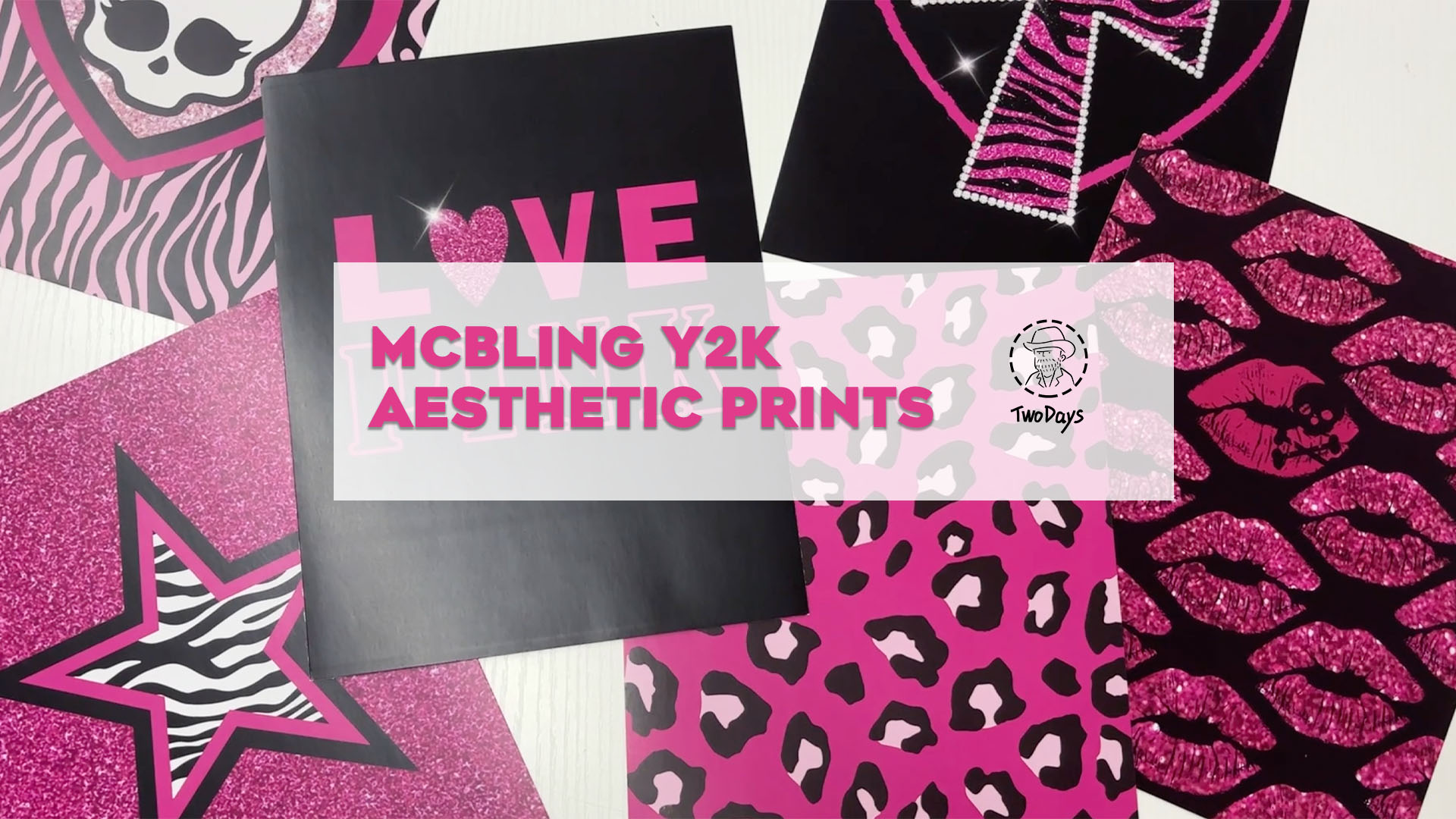 Amazon.com: TwoDays Mcbling Room Decor Aesthetic, Trashy Y2k