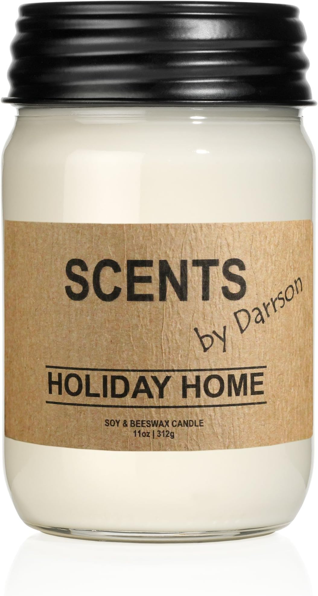 REDUCED TO CLEAR - HOLIDAY HOME - Original Mason Jar Soy Candle - 50+ Hours of Fragrance – Made in USA From All Natural Products – THE PERFECT GIFT