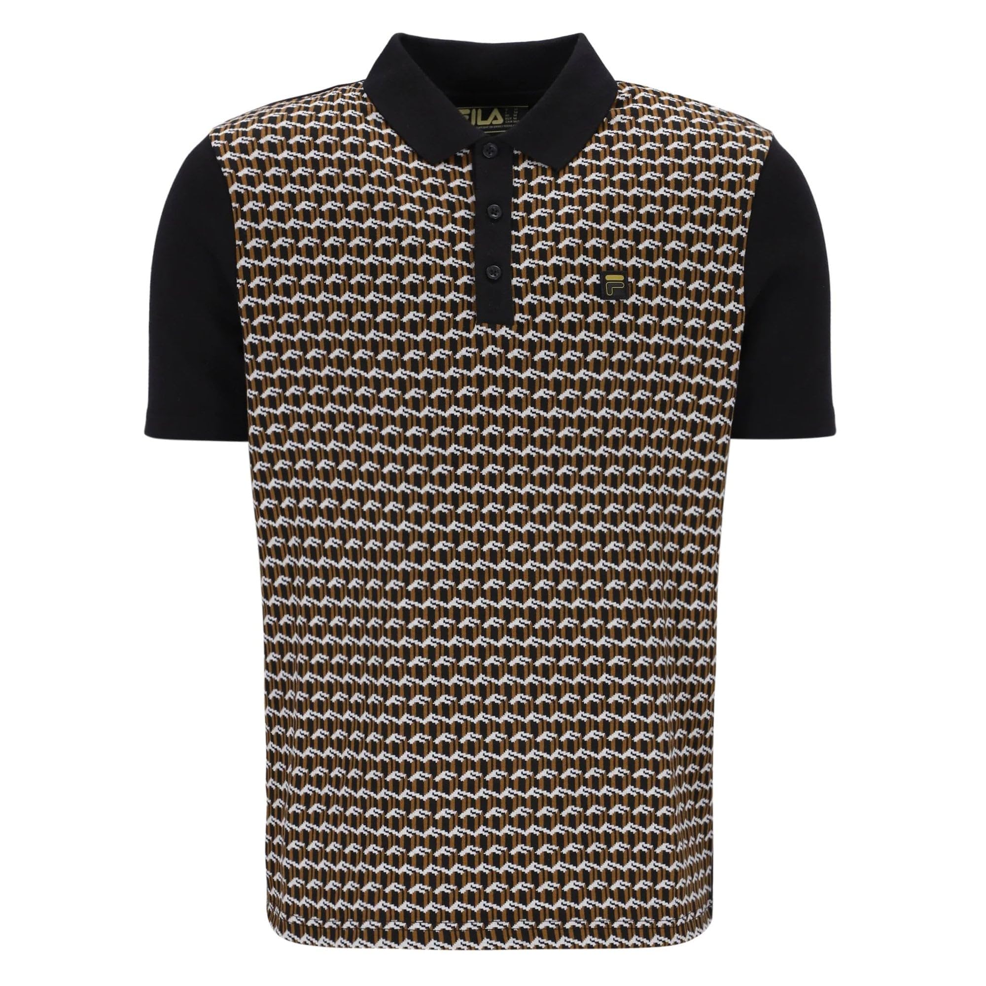 Fila Men's Saro Gold Archive Black, Black, L