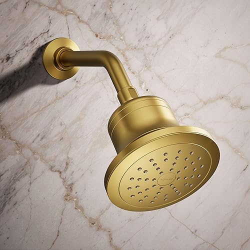 Miniatura 2 de KOHLER K-33631-G-2MB Cinq Cabezal de ducha con filtro de una sola función, 1.75 gpm, latón moderno cepillado vibrante