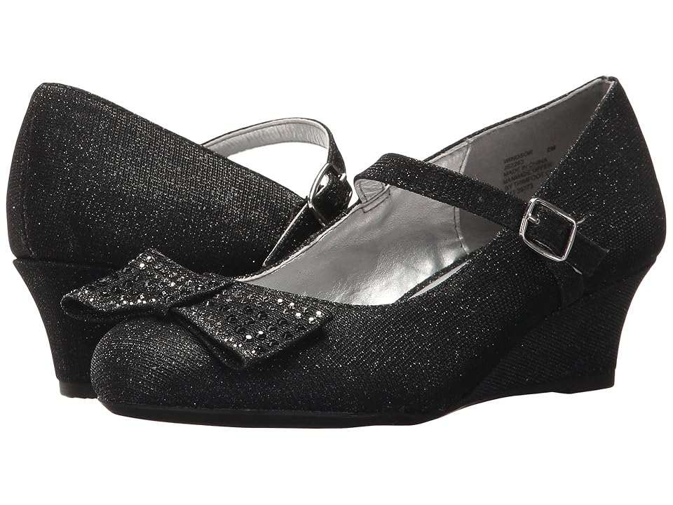 

Jessica Simpson Kids Windsor (Little Kid/Big Kid) (Black Magic Glitter) Girl's Shoes