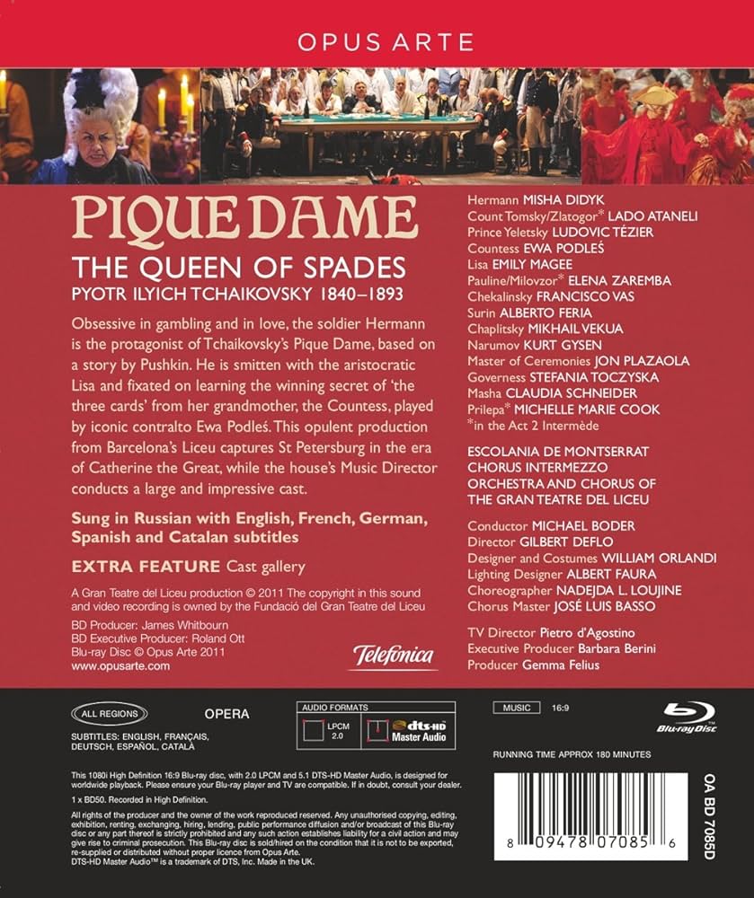 その他 Pique Dame [Blu-ray] Amazon.co.jp | Tchaikovsky: Pique Dame, The Queen of Spade