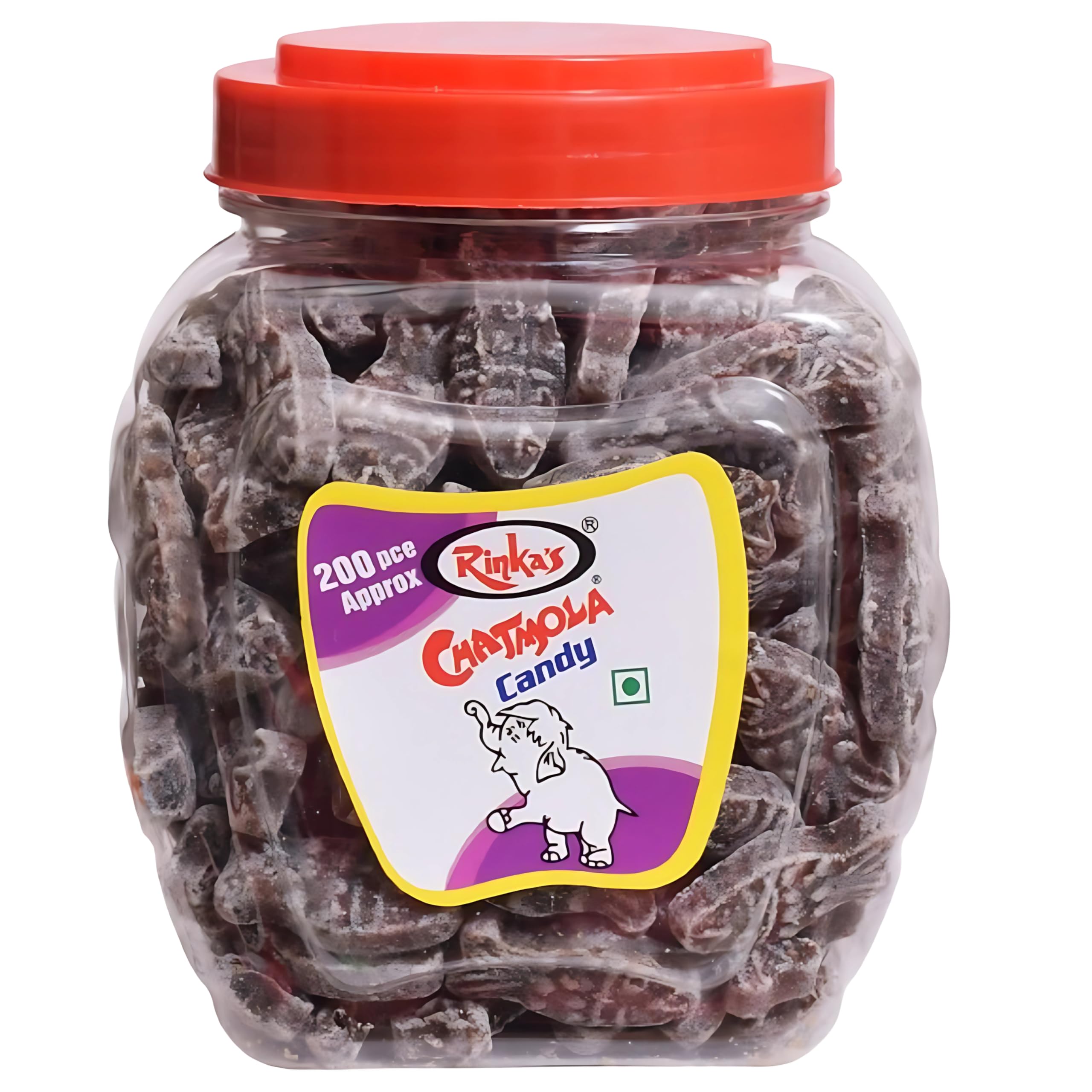 Rinka’s Masala Fish Candy – Apple Flavour | Khatti-Chatpati Goli | Fish Shaped Candy | 480g Jar | Approx 200 Pieces | FSSAI Certified | 100% Vegetarian | Digestive Treat for All Ages