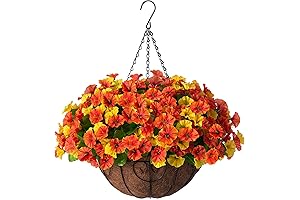 Autumn Artificial Hanging Flowers Basket