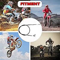 Vista 6 de DEHE 965.2mm/38" Cable de engranaje inverso 110cc 125cc Quad Dirt Bike ATV Dune Buggy Go Kart