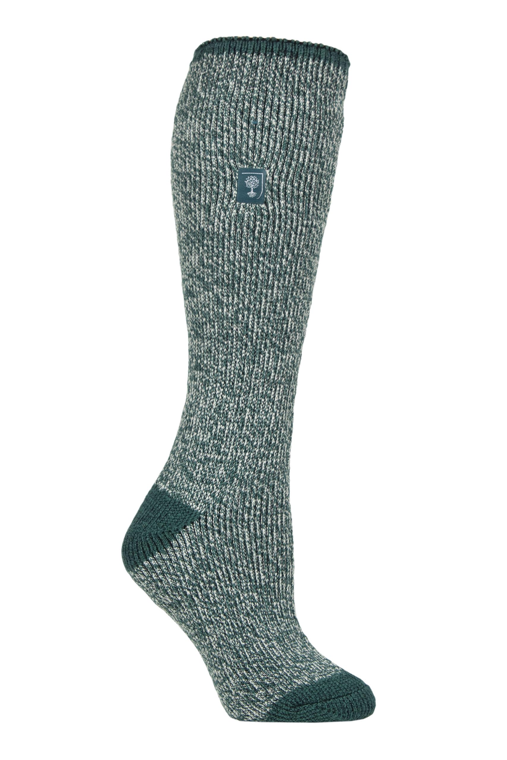 Ladies RHS Original Wellington Boot Socks - Teal Green Twist