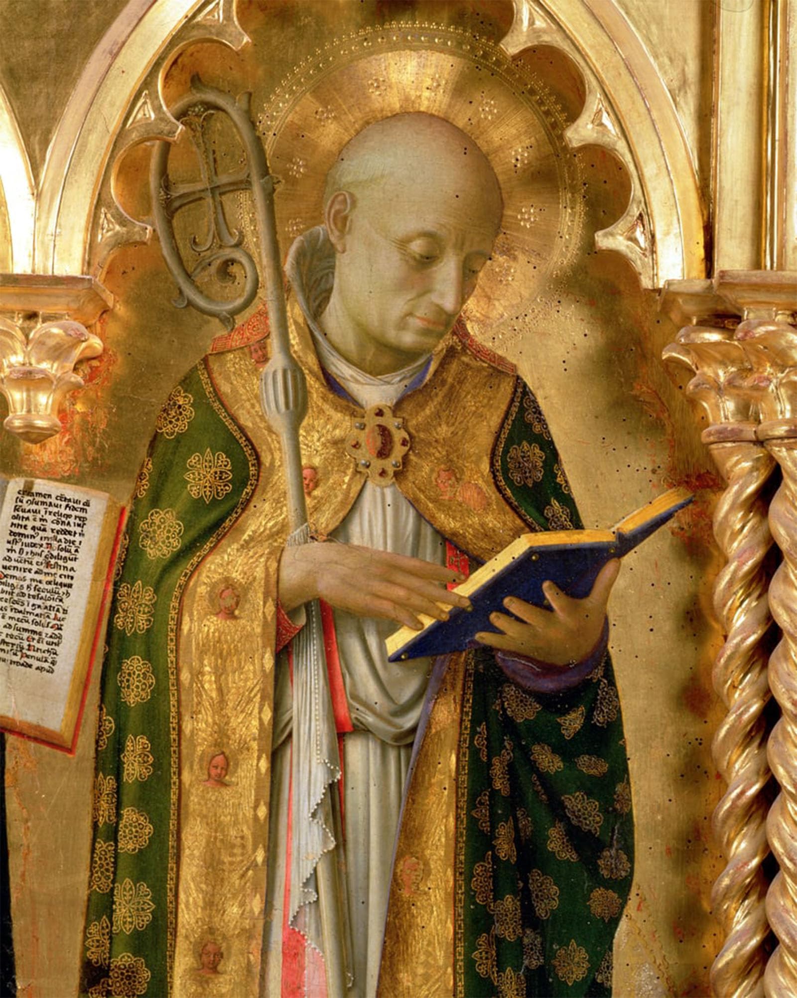Posteriik No Frame Vintage Print Pop Art Landscape Artwork The Perugia Altarpiece Side Depicting St Nicholas Of Bari By Fra Angelico Art Prints For Office Home Decor 60X90cm