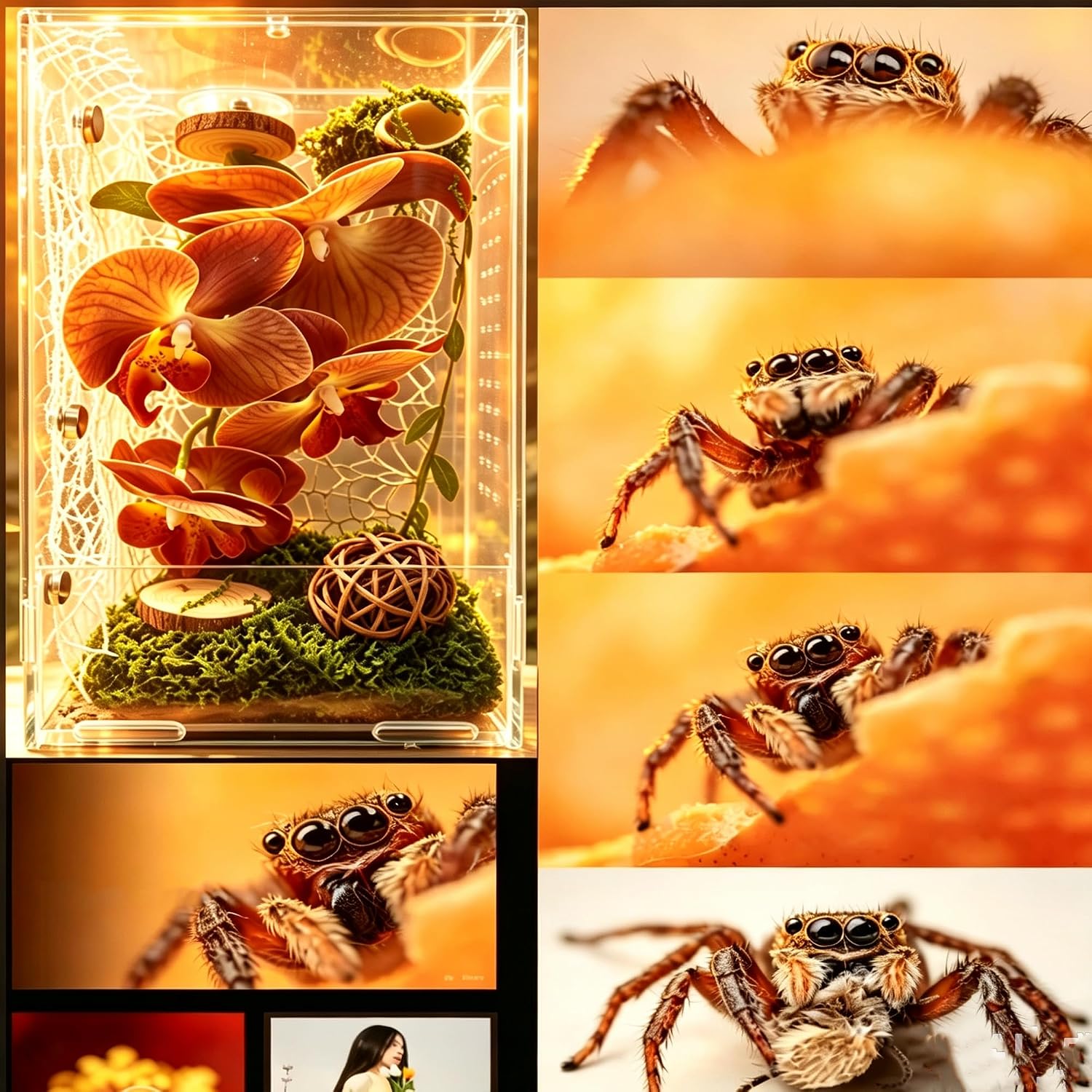 Jumping Spider Accessories Kit, Suitable for Enrichment Hideouts for Small Insects image 5