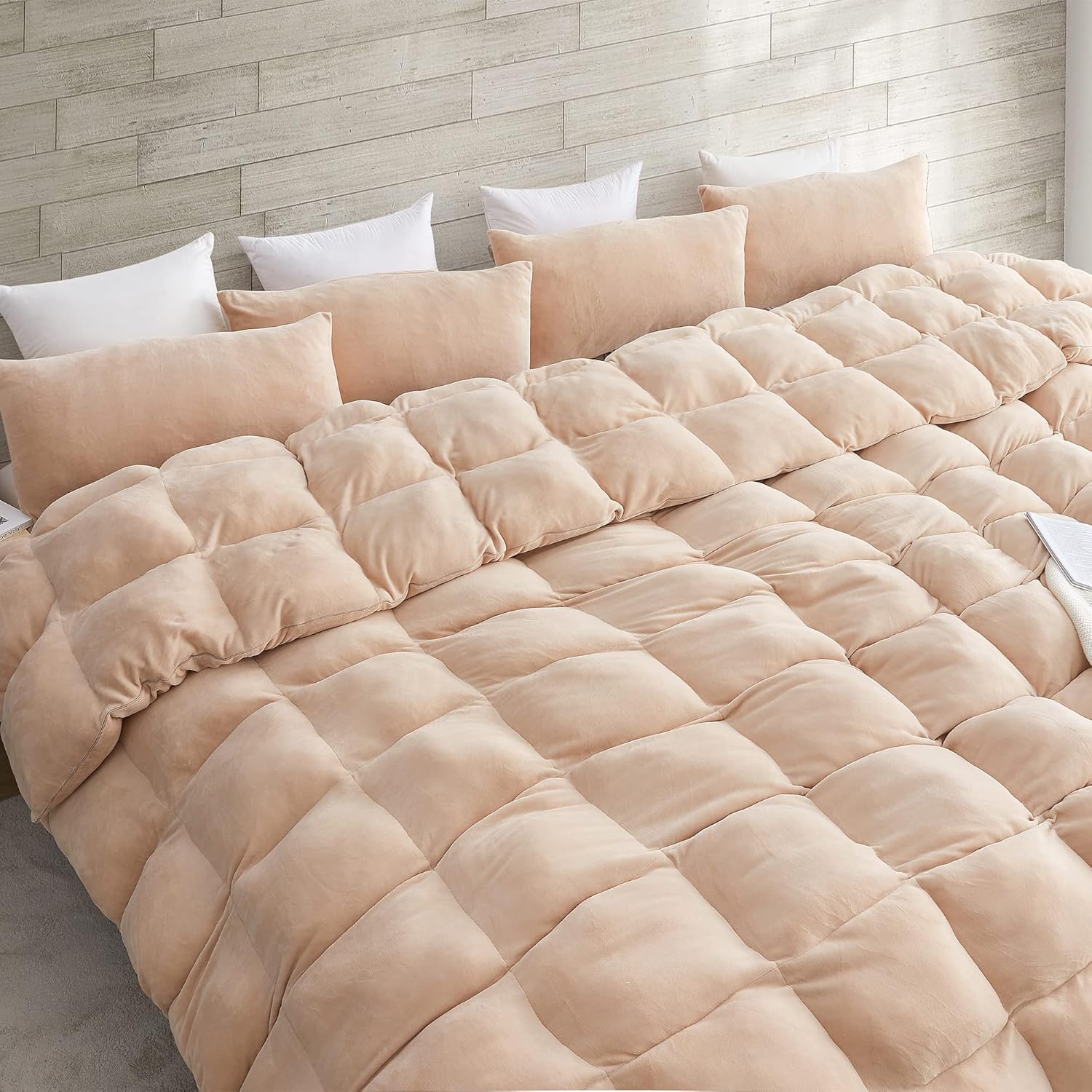 Byourbed Boi He Thick® - Coma Inducer® Alaskan King Comforter Set - Almond Taupe