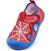 WateLves Toddler Wide Barefoot Water Shoes Kids Quick Dry Beach Shoes Girls Boys Non-Slip Aqua Athletic Sneakers for Hiking Swim Kayak Sport Accessories, Camping Essentials