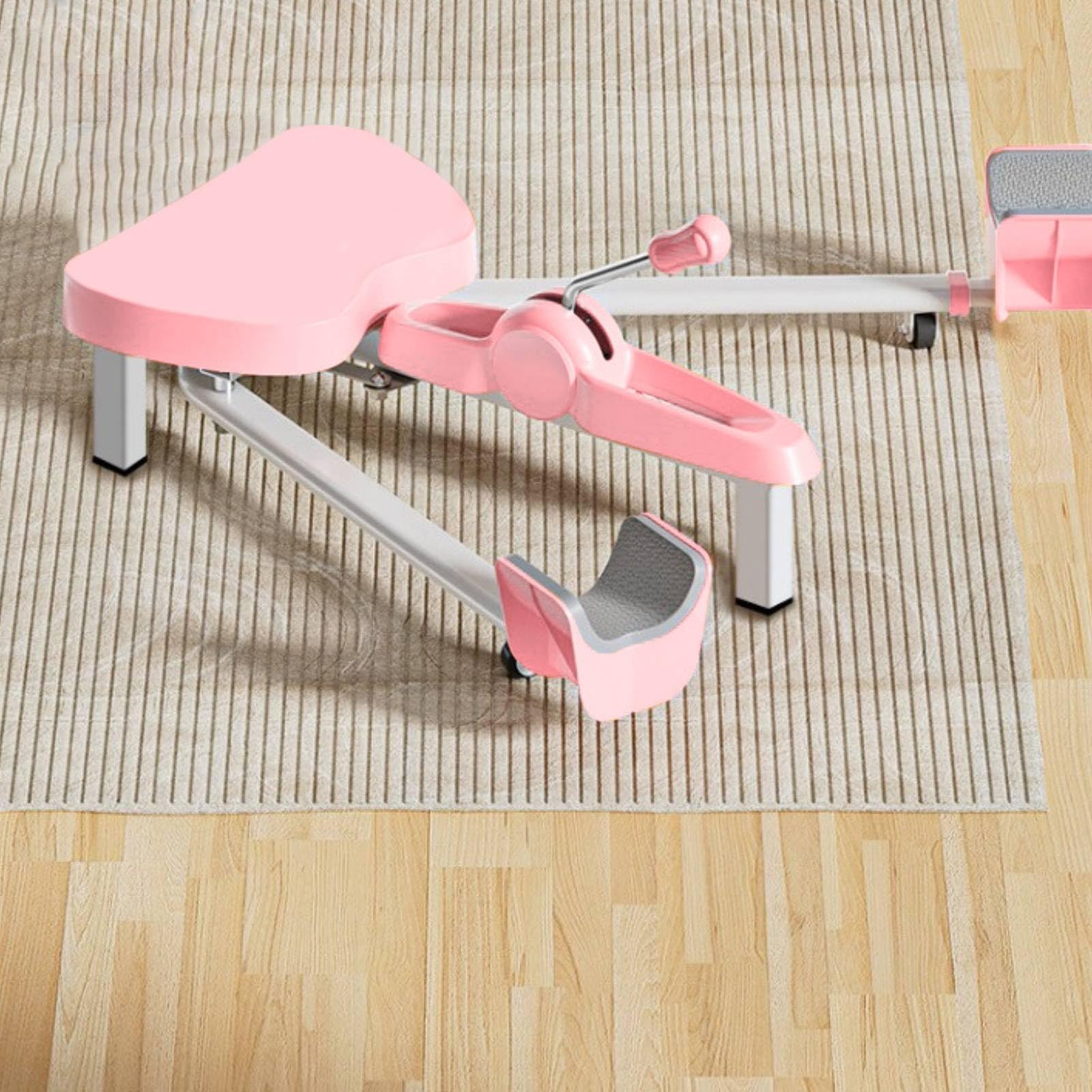 Ayuda para Entrenamiento de Flexibilidad Máquina de Estiramiento Dividido Aparato de Piernas Equipo de Cadera con Asiento Acolchado Apoyos para Pies y