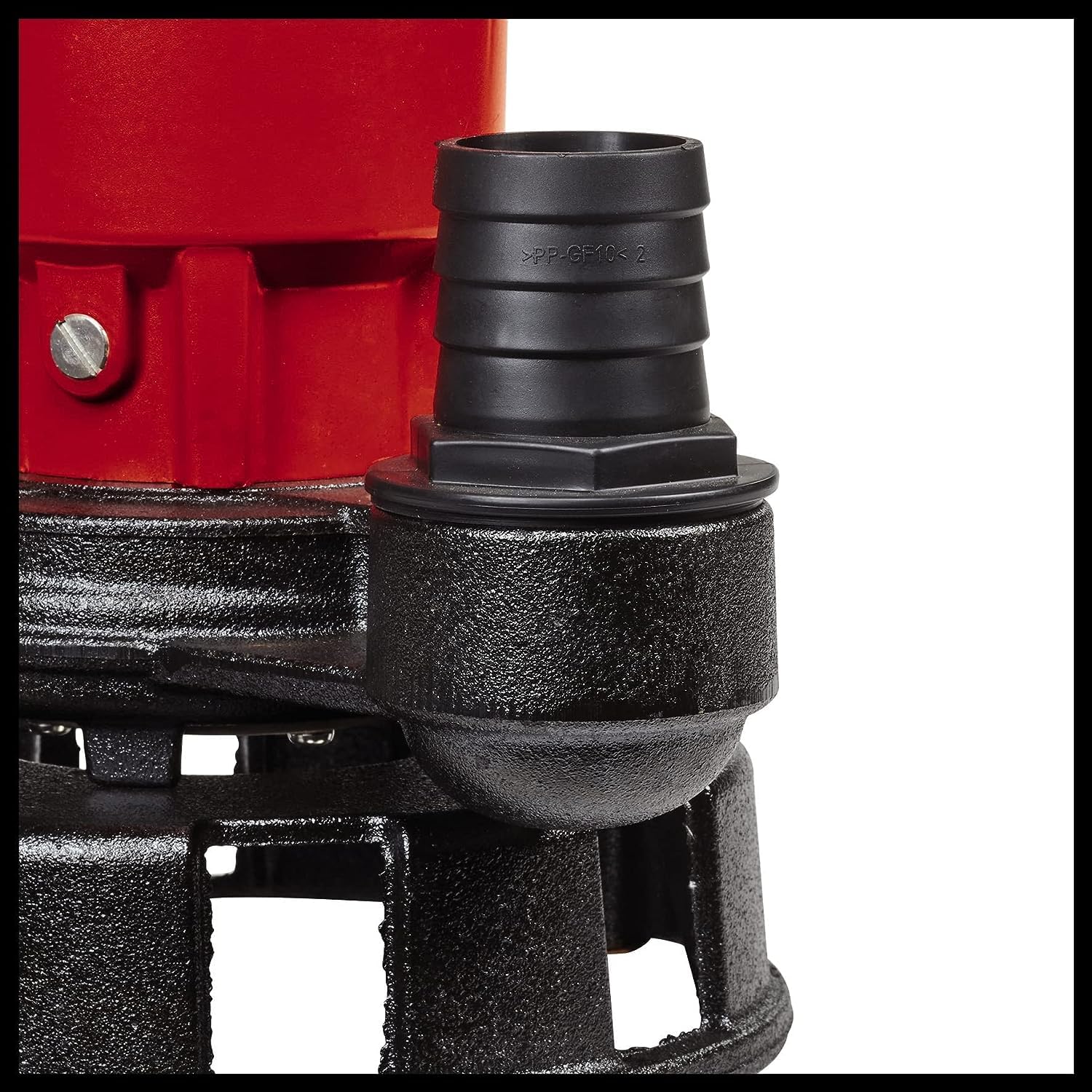 Einhell Pompe d’évacuation pour eaux chargées GE-DP 900 Cut (900 W, Débit Max 16 000 L/h, hauteur refoulement max. 11,5 m, immersion max. 7 m)