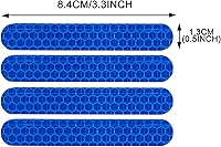Vista 2 de TOMALL Adhesivos reflectantes de noche autoadhesivos, tira de advertencia impermeable compatible con Ninebot Max G30, accesorios de decoración